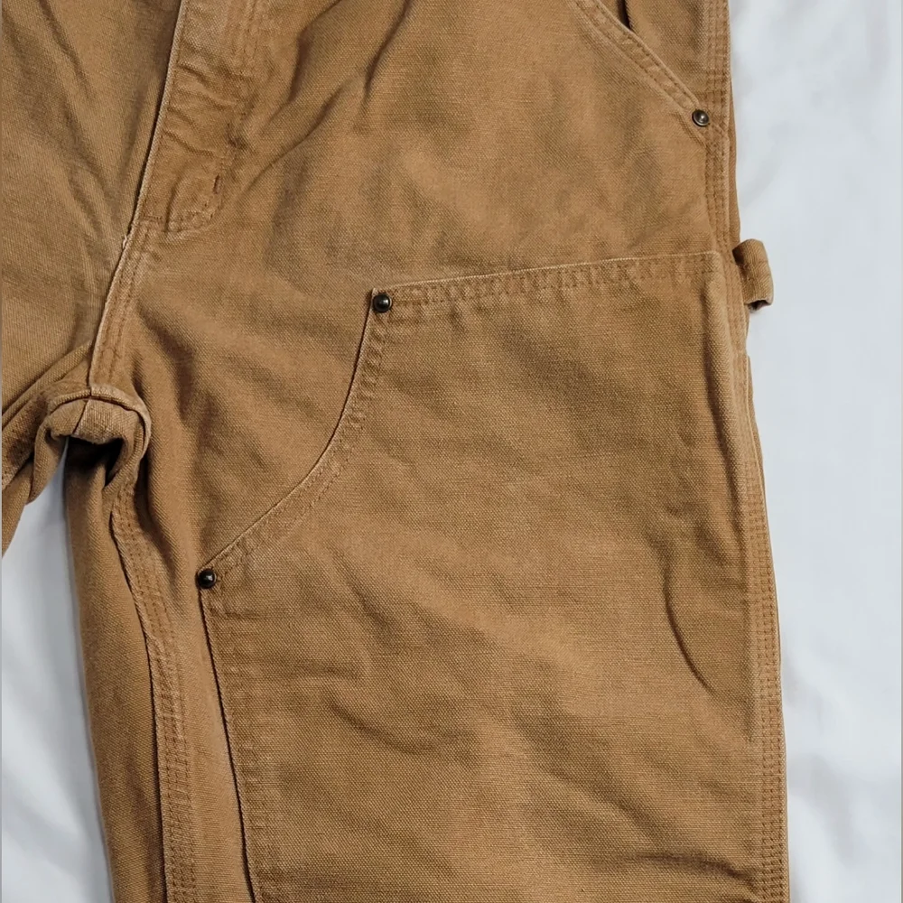 Carhartt Men's Tan Work Pants Size 34X32 - Picture 7 of 13